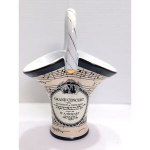 Vintage Formalities by Baum Bros W. A. Mozart Grand Concert Porcelain Basket